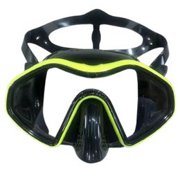 QYQ snorkelen duikmasker gratis duikbril siliconen rok panoramisch duikmasker voor volwassenen zwemmen snorkelen