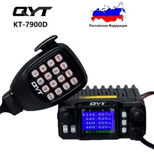 QYT KT-7900D MINI MOBILE RADIO 25W Quad Band 144/220/350 / 440MHz CB TRANSPERIVER Radio Comunicador Walkie Talkie 10km