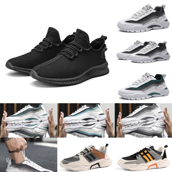 QZDC zapatos casuales para hombres, cómodos, para correr, profundos, transpirables, gris sólido, Beige, accesorios para mujeres, buena calidad, deporte, verano, moda, zapatos para caminar 28