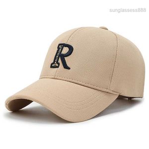 Dhgate Designer Hat R Hat Hombres Moda Verano Lengua de Pato Nuevo Big Head Béisbol Mujer Negro Ins Bordado PMMG