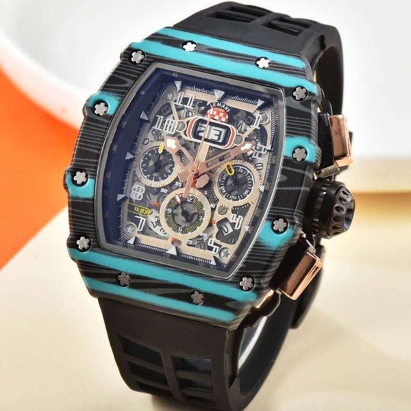 R i c h a r montre pour homme superclone aaa montres de marque mécanique rm 011 11-03 OLXH chronogarph gmt dail montres anti-rayures surface miroir saphir 9XU8