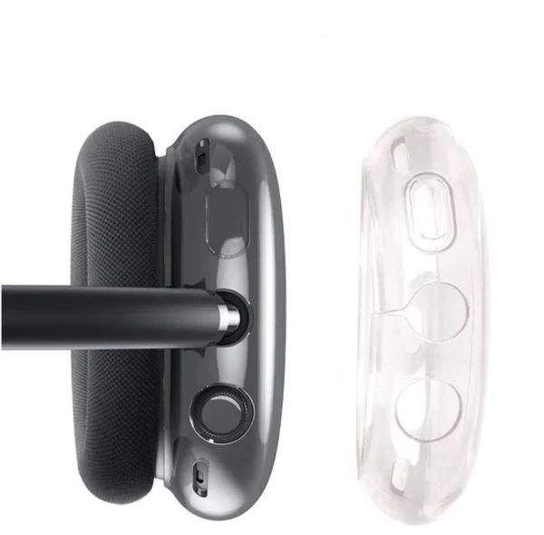 R Max Bluetooth Accessoires Accessoires Transparent TPU Silicone Silicone étanche Base de protection AirPod Maxs Headphones Headset Cover 42