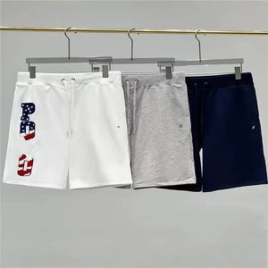 R Polol Mens Shorts 2023 Summer Mens Shorts - Casual Sporty Borduured en Gedrukte Five -Pocket Pants