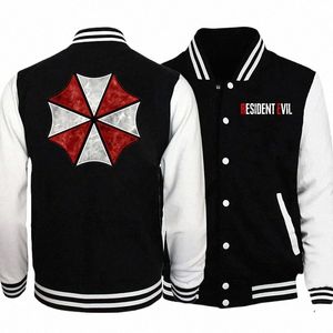 R-resident E-Evils Paraplu Jas Sweatshirts Vrouwen Heren Jas Cool Baseball Uniformen Jas Paar Print Vest Kleding tops B6Ul #