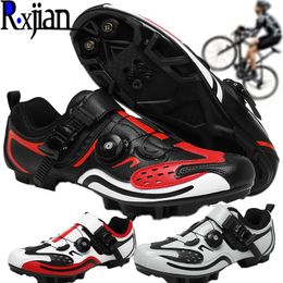 R.Xjian Classic Fashion Mountain Road Bike Shoes With Lock et No Couple Outdoor Race Cycling Footwear polyvalent