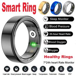 R02 Smart Ring Military Grade Steel Shell Surveillant IP68 3ATM MODES MULTIQUORS IMPHERPORTHERS 240422