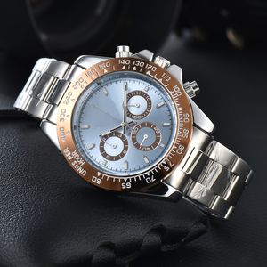 R0lex Montres-bracelets pour hommes 2024 Nouvelles montres pour hommes Tous les cadrans Montre à quartz de haute qualité Top Marque de luxe Horloge Hommes Mode Ro002