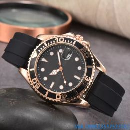 R0lex Horloges Orologi voor Mannen 2023 Nieuwe Heren Horloges Alle Wijzerplaat Werk Quartz Horloge Hoge Kwaliteit Top Luxe Merk klok Mannen Mode Rubber horlogeband Dropshipping