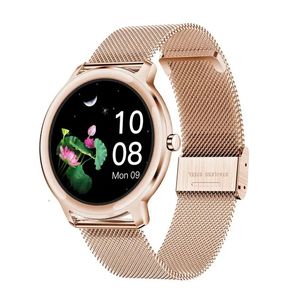 R18 Smart Watch Dames Bloeddruk Zuurstof Hartslagmeter Lady Smartwatch Vrouw Waterdicht 6 Sportmodi Voor Huawei