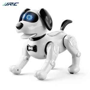 R19 afstandsbediening robot hondenspeelgoed elektronische huisdieren programmeerbare robotvoeding interactie rc robotstunt puppy kinderen speelgoed 240304