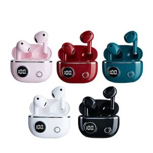 R2 TWS True Wireless Bluetooth -hoofdtelefoon Earbuds LED Digital Battery Display Music Sports oortelefoons Game met MIC Touch oortelefoon voor Android iOS