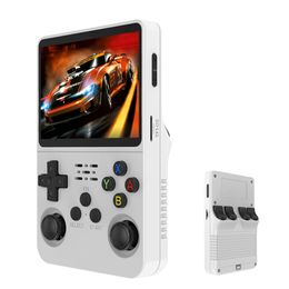 R36S Portable Pocket Video Player 64GB Games 3.5 Inch IPS Screen Nostalgic Handheld Game Machine 3D Dual-System for Children 240419