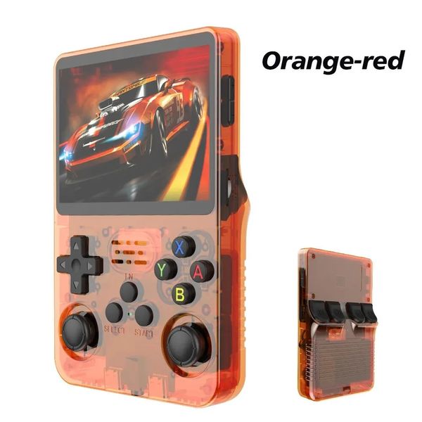 R36S Retro Handheld Video Game Console System Linux Système de 3,5 pouces IPS POCKET POCKET POCKET POCKET 64 Go 128G RG35S plus 240419