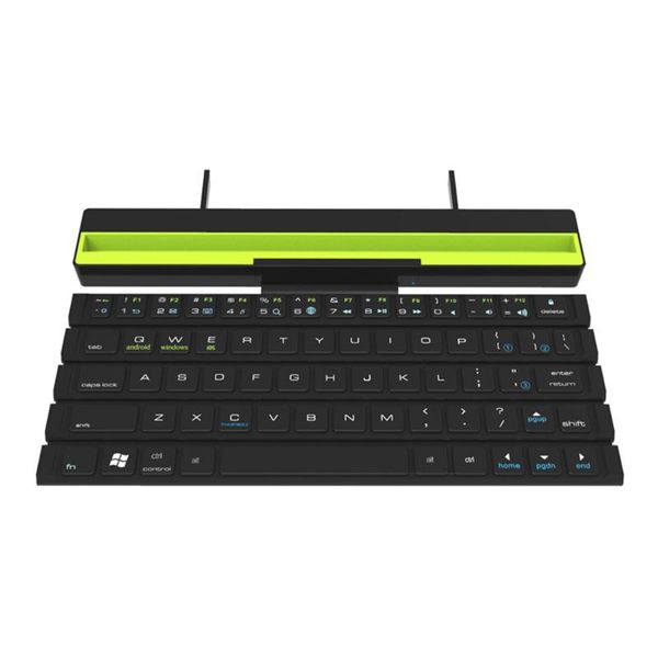 Clavier Bluetooth sans fil enroulable Portable R4 pour appareil iOS ANdroid Windows 667C