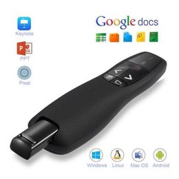 R400 USB Wireless Presenter Red Laser Pointer PPT Remote Control Pointer pen pour la langue de présentation PowerPoint