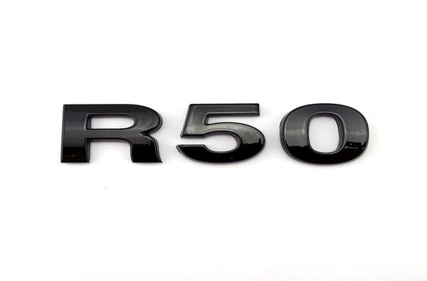 R55 R56 R57 R58 R59 R60 R61 F54 F55 F56 F57 F54 F60 Chrome Black Letter Emblem Badge Sticker pour Mini COOPER8571225