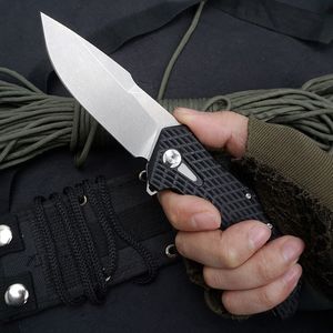 R7225 flipper vouwmes D2 stenen waswas druppelpunt mes G10 met roestvrijstalen velgreep kogellager EDC Pocket Folder messen