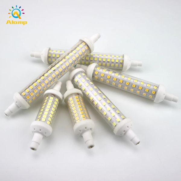 Ampoules R7S 78mm 118mm 135mm 6W 9W 12W Ampoule LED Lampe RA85 220V Les lumières de maïs remplacent les lampes halogènes