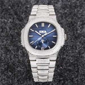 R8 5726 Montre de luxe montres pour hommes 40,5 mm 324 mouvement mécanique automatique boîtier en acier 316L montre diamant babysbreath montres-bracelets