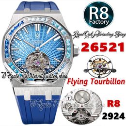 R8F V3 Flying Tourbillon A2950 Automatische heren Watch zelfwindende R8F26521 Extra dun