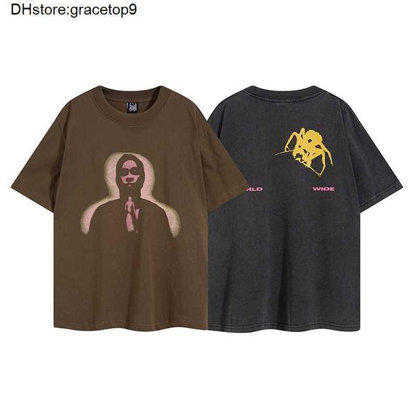 R95g Spider Web T-shirt pour hommes Designer Sp5der T-shirts pour femmes Mode 55555 Manches courtes Jeune Thug Celebrity Même style imprimé Casual