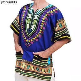 Raanpahmuangs nouveau produit Dashiki Hiji vêtements chemise pour hommes à manches courtes