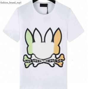 Konijnmerk Bunny Mens Psychologisch Bunny Patroon Top Katoen O-Neck Psychologisch Bunny Shirt Sleeve T-shirt Psychologisch Bunny Polo Shirt T-shirts 1649 8364