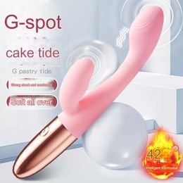 Vibromasseur chauffant lapin pour femmes, puissant stimulateur de Clitoris féminin, point G, gode vibrant et silencieux, jouet sexuel pour adultes