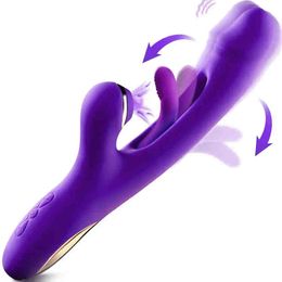 Konijn Kloppen Dildo Vibrator voor Vrouwen Clitoris Tepel Zuigen Stimulator Vagina Massager Vrouwelijke Sucker Vibrator Volwassenen Seksspeeltje