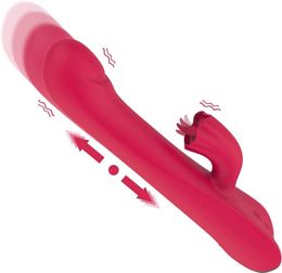 Konijn vibratie stok climax stretching vrouwelijke masturbatie kanon machine plezier volwassen seksuele producten massage 231129
