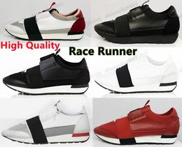 Race Runner Fashion Designer Scarpe casual Sneaker Uomo Donna Vera pelle Mesh scarpe a punta Mesh traspirante Sport all'aperto Scarpe da ginnastica Sneakers 36-46