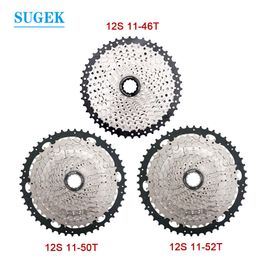 Racework M6100 1x12 Speed Groupset Bike Derailleur Shift XT Crankset 12S Silver Chain Sunshine 46/50/52T Cassette voor Shiman 0 H