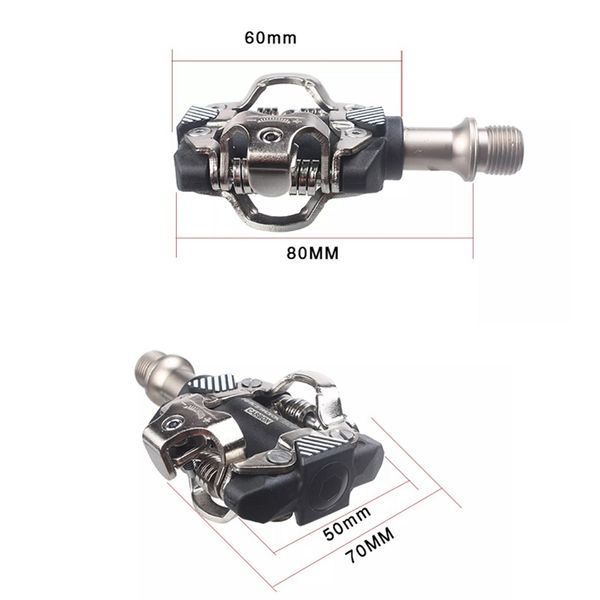 Pédale de racework m8100 pédale auto-verbure ultra-légère SPD Mountain Bikes Lock pédale avec SH-51 Clip de verrouillage Clip de course