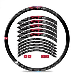 Racing 4 DB Road Bike Wheel Set Autocollants Autocollants de jante de vélo Cyclisme décoratif étanche R4 Autocollant de frein à disque Accessoires de vélo 240223