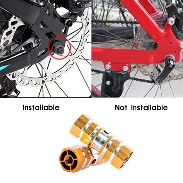 Racing Bike Foot Peges Remplacement Replexe Foot Trests for Mountain Bike 1 paire d'aluminium alliage de vélo pédales accessoires de vélo Nouveaux