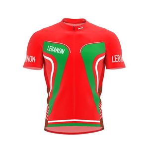 Racing Jackets 2021 Lebanon Meer Style Men Classic Cycling Team Short Sleeved Bike Road Mountain Mountain Mountain Outdoor Jersey