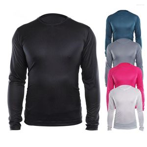 Racing Jackets 2022 Bike Cool Mesh Fitness Cycle Cycling Base Lagen Bicycle lange mouw shirt Sport Breadbale Underwear Ciclismo