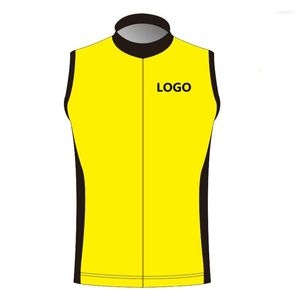 Racing Jackets 2022 Aangepaste winter thermisch fleece fietsen mouwloze trui kan kiezen voor elke maat/elke kleur/elk logo accepteren diy fiets maillot