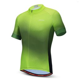 Racing Jackets 2022 Cycling Jersey Men Bike Mountain MTB Shirt Top Summer Road Bicycle Clothing Uniform Team Green
