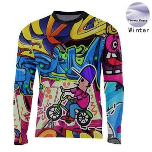 Racing Jackets 2022 Motocross Jeresy Downhill Jersey voor Winter MTB Offroad Long Motorcycle Moto Cycling Hombre T-shirt