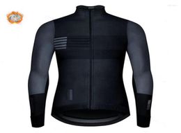 Racing Jackets 2022 Spanje Winter Thermal Fleece Jacket Cycling Jersey Lange Mouw Ropa Ciclismo Hombre Bicycle Fiets kleding 1195757