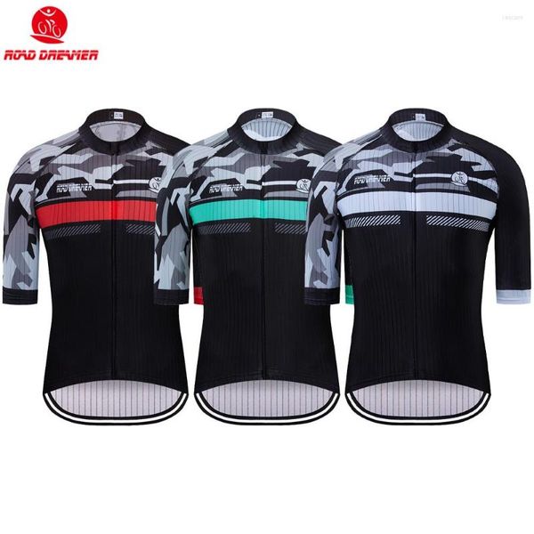 Vestes de course 2023 hommes Maillot de cyclisme été vtt Camisa Ciclismo respirant Lycra vélo à manches courtes Maillot Hombre