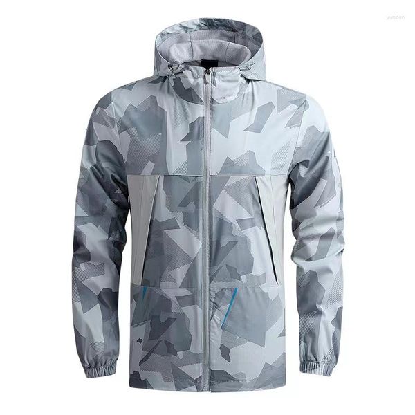 Chaquetas de carreras 2023 Otoño para hombre MTB Chaqueta de motocross Bicicleta de montaña Outwear Windbreak Ciclismo de carretera Cortavientos Bicicletas Ropa Gris