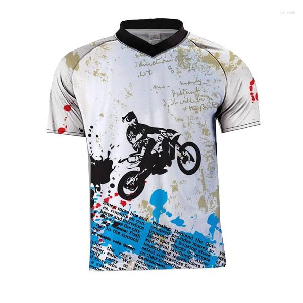 Racing Jackets 2023 Motocross Jersey Downhill Transpiración Absorbe Camisetas Cross Country Mountain Jerseys