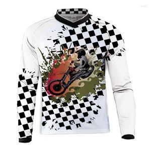 Vestes de course 2023 vtt hors route moto hommes vélo descente maillots DH cyclisme vêtements Crssmax chemise