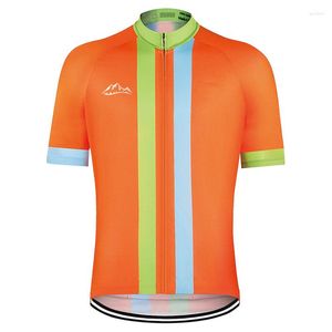 Racing Vestes 2023 En Plein Air À Manches Courtes Cyclisme Maillot Chemise Vêtements Vélo D'été Top Descente Route Rider Porter Maillot Serré Sport Veste