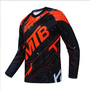 Racing Jackets 2024 Heren Downhill Jersey Mountain Bike MTB Shirts offroad DH Motorfiets Motocross Sportwear fiets fietsen