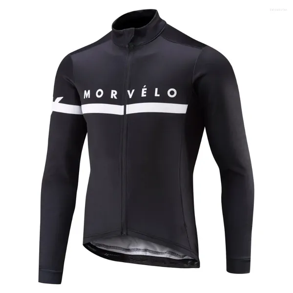 Chaquetas de carreras 2024 Morvelo Ciclismo Jersey Manga larga Roap Ciclismo Ropa Bicicleta Bicicleta Ciclo Ropa