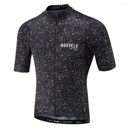 Vestes de course 2024 Morvelo Summer Soufflement Breft à manches courtes Cycling Jersey ROPA DE CICLISMO HOMBRE Vêtements de vélo