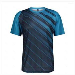 Vestes de course vélo séchage rapide vêtements à manches courtes équipe de cyclisme Club vêtements de sport personnalisés montagne